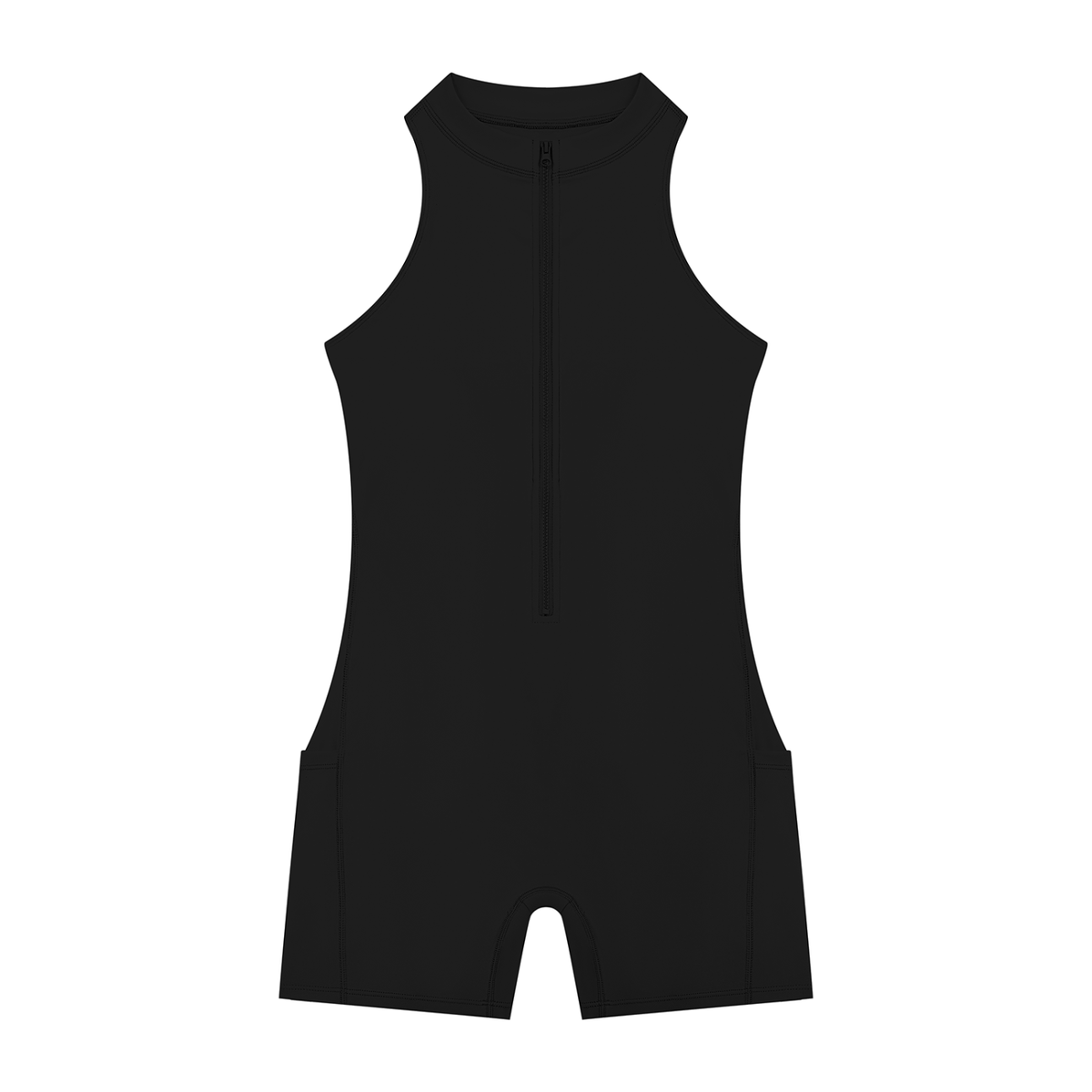 Women’s Quarter-Zip. Yoga Romper