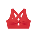 Women's Twist Front V-Neck Sports Bra