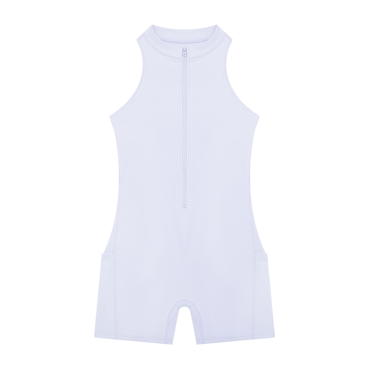 Women’s Quarter-Zip. Yoga Romper