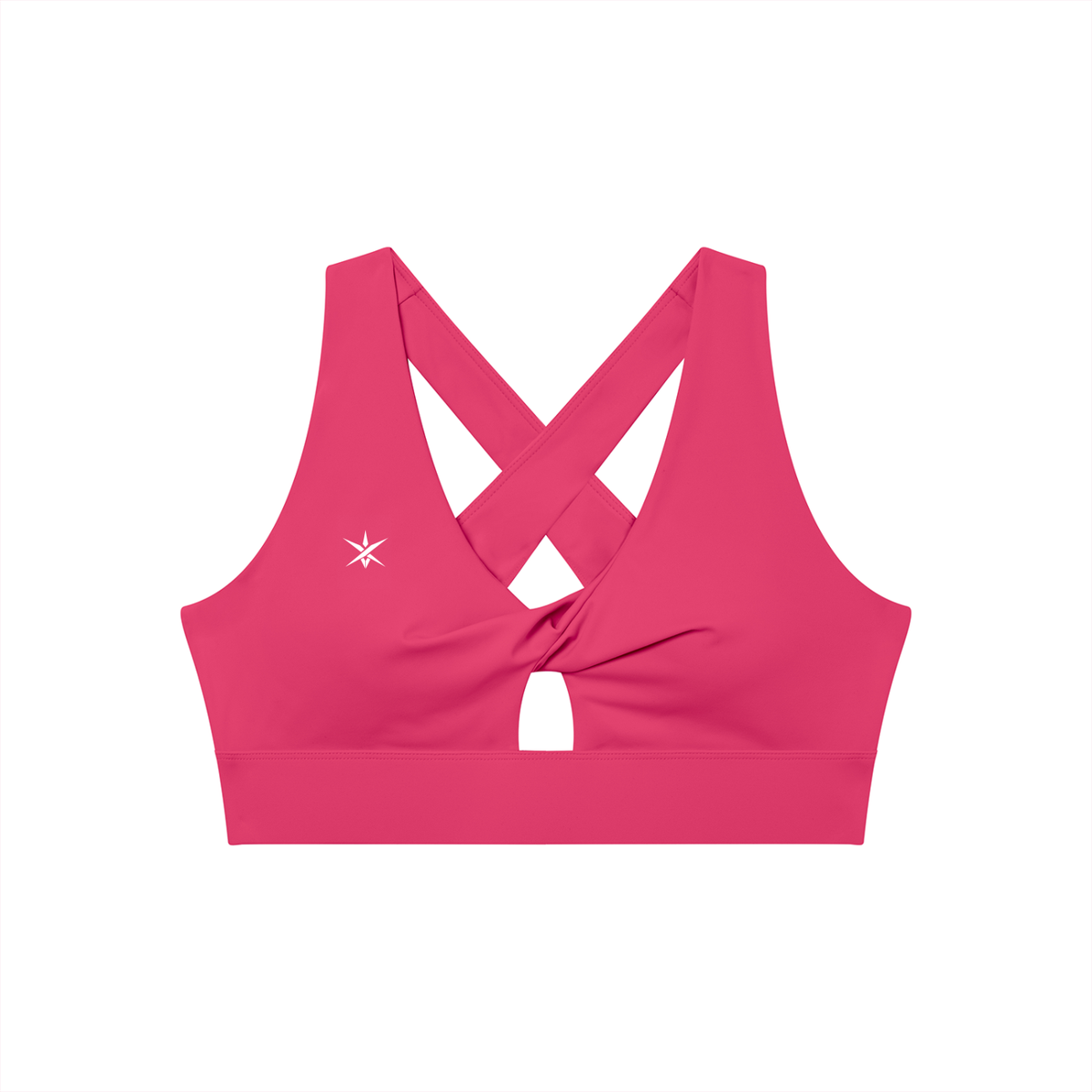 Women's Twist Front V-Neck Sports Bra