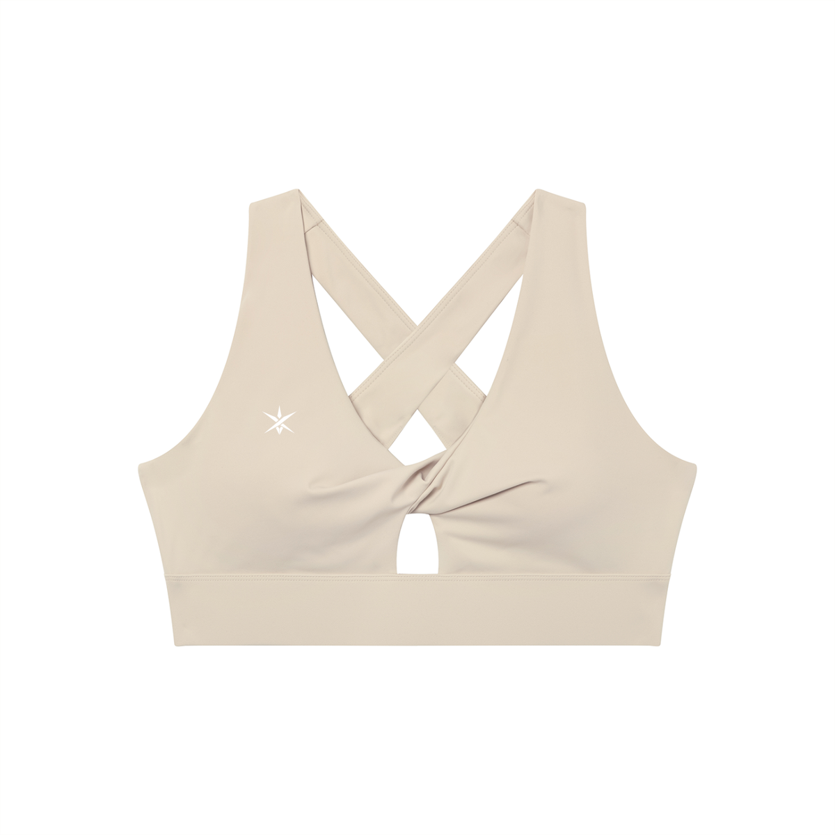 Women's Twist Front V-Neck Sports Bra