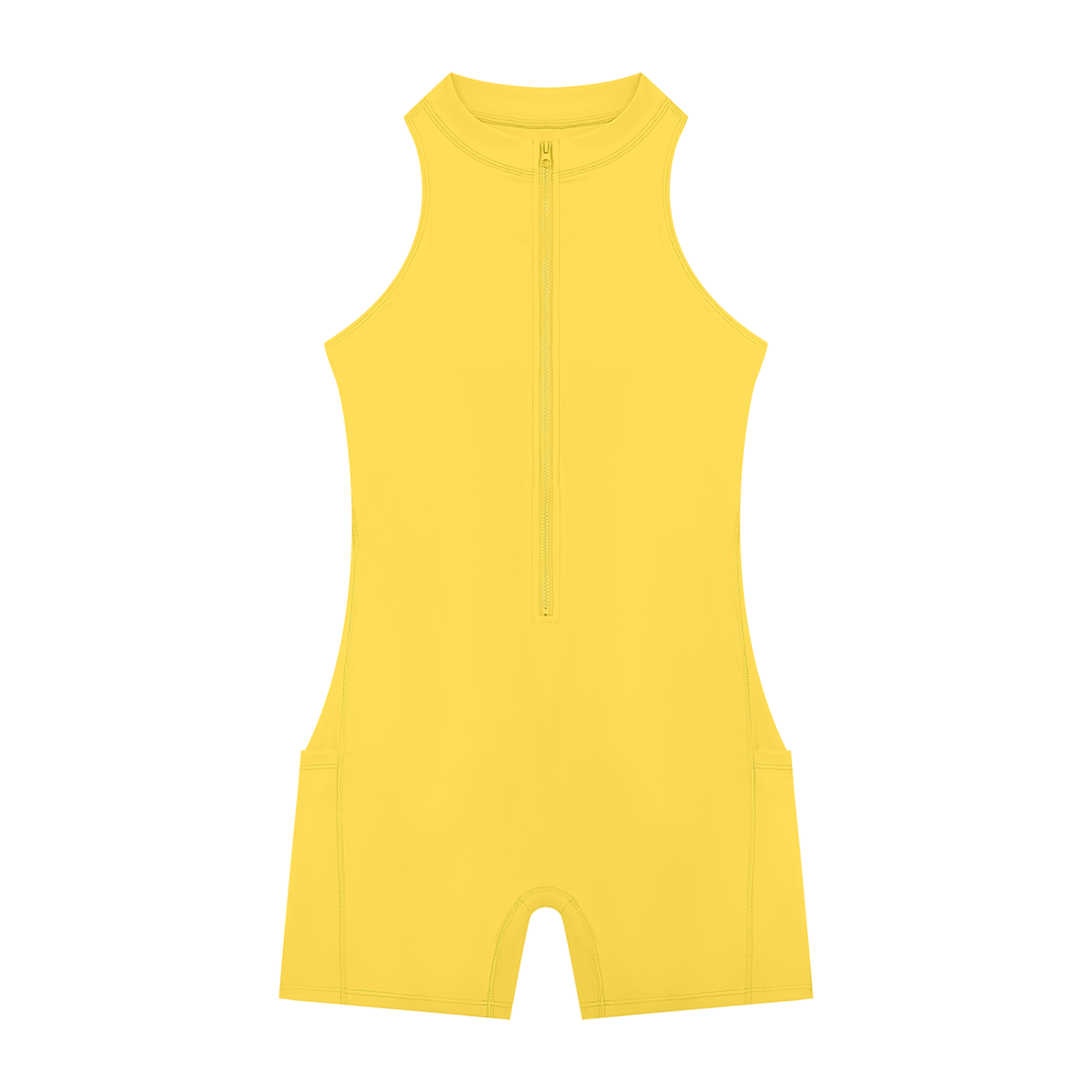 Women’s Quarter-Zip. Yoga Romper