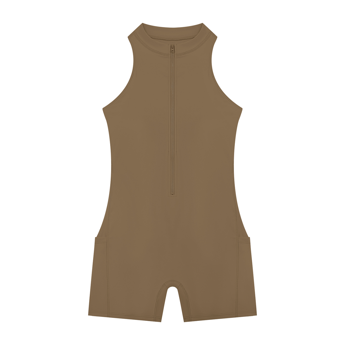 Women’s Quarter-Zip. Yoga Romper